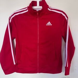 Adidas Kids Red Track Jacket
